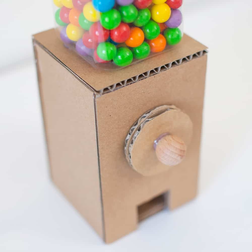 3D Gumball Machine Cardboard Stand-Up