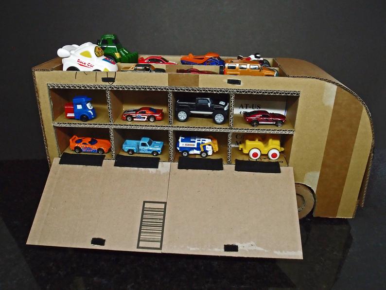 Cardboard Car Garage 