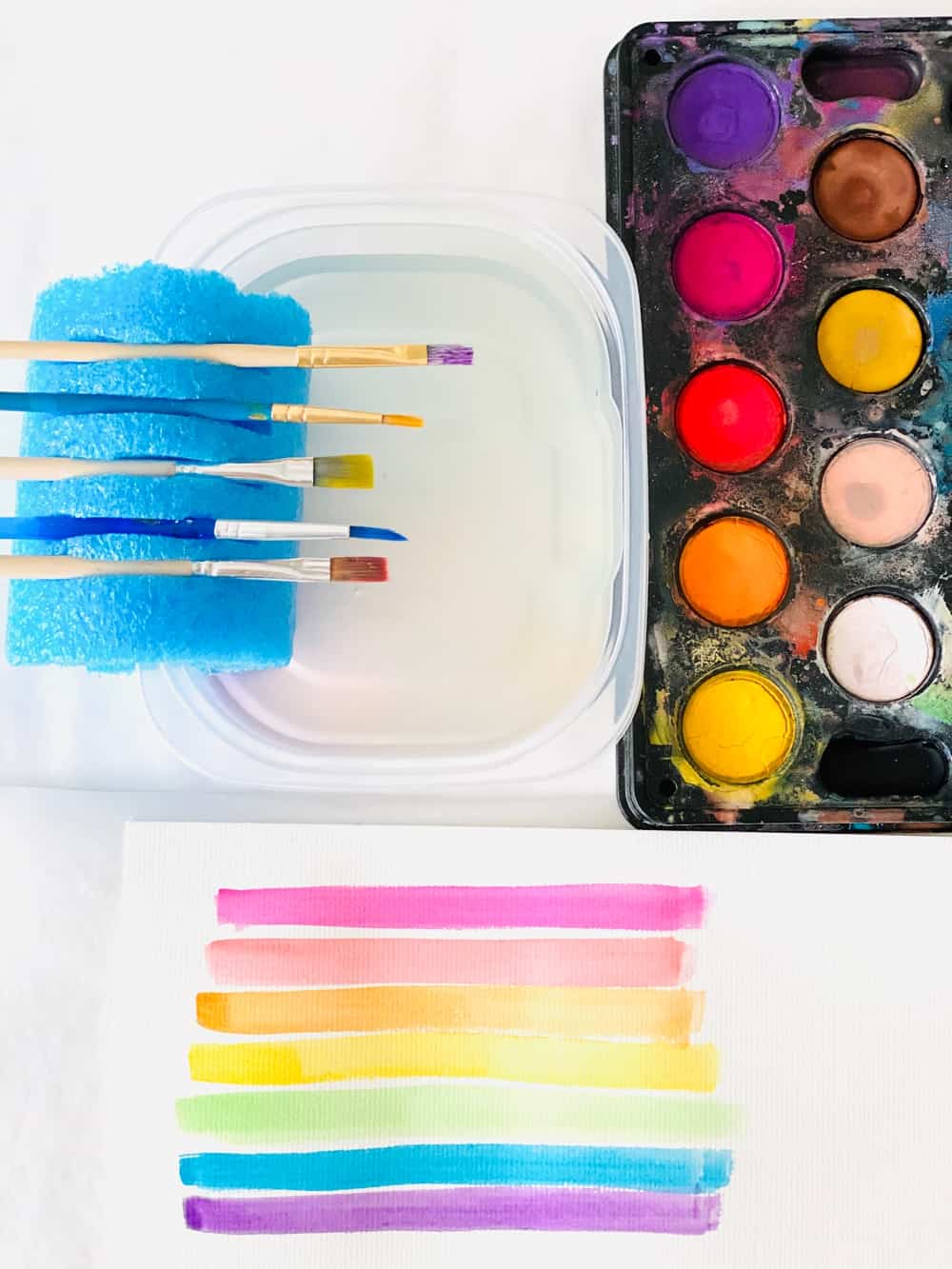 POOL NOODLE PAINT BRUSH HACK hello, Wonderful