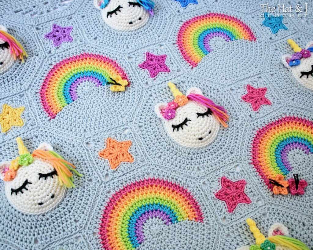 unicorn crochet blanket pattern