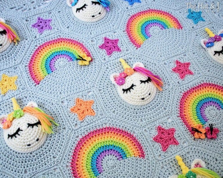 UNICORN CROCHET BLANKET