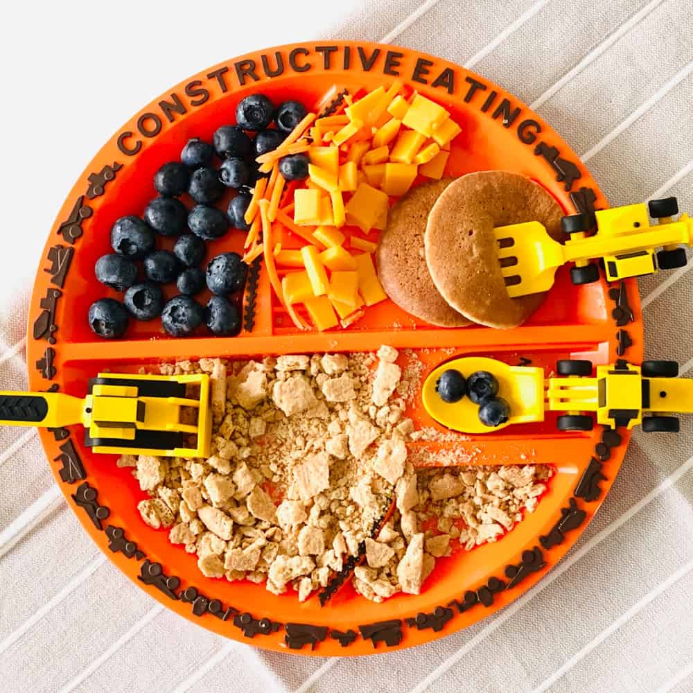 Construction Plate for Kids