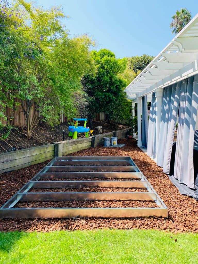 shed building process