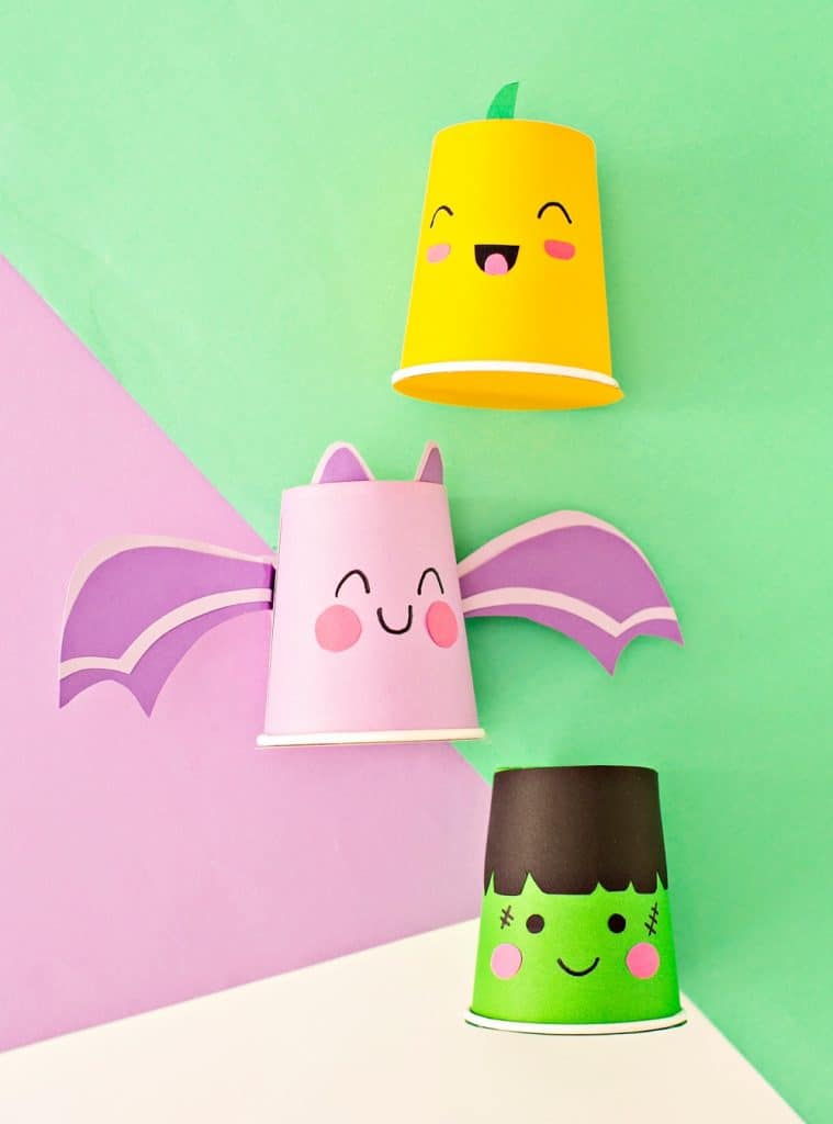 paper cup Halloween Treat favors