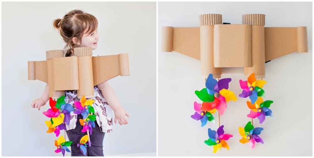 DIIY JET PACK CARDBOARD COSTUME