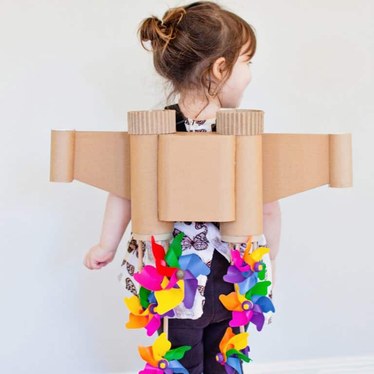 DIIY JET PACK CARDBOARD COSTUME hello, Wonderful