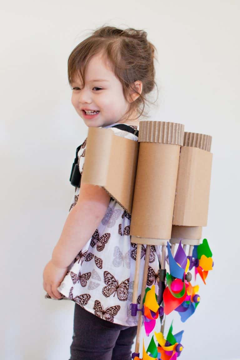 DIIY JET PACK CARDBOARD COSTUME hello, Wonderful
