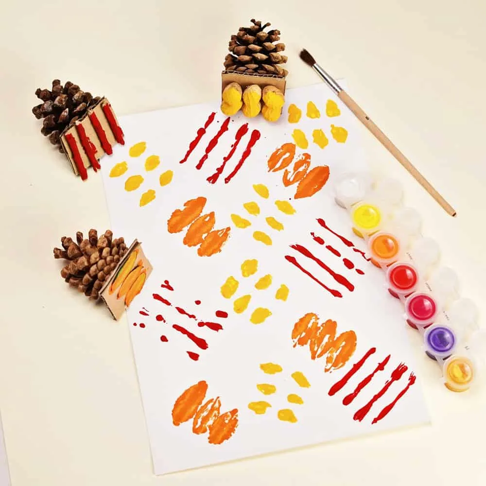 DIY Fall Art Stamps for Kids - Fantastic Fun & Learning