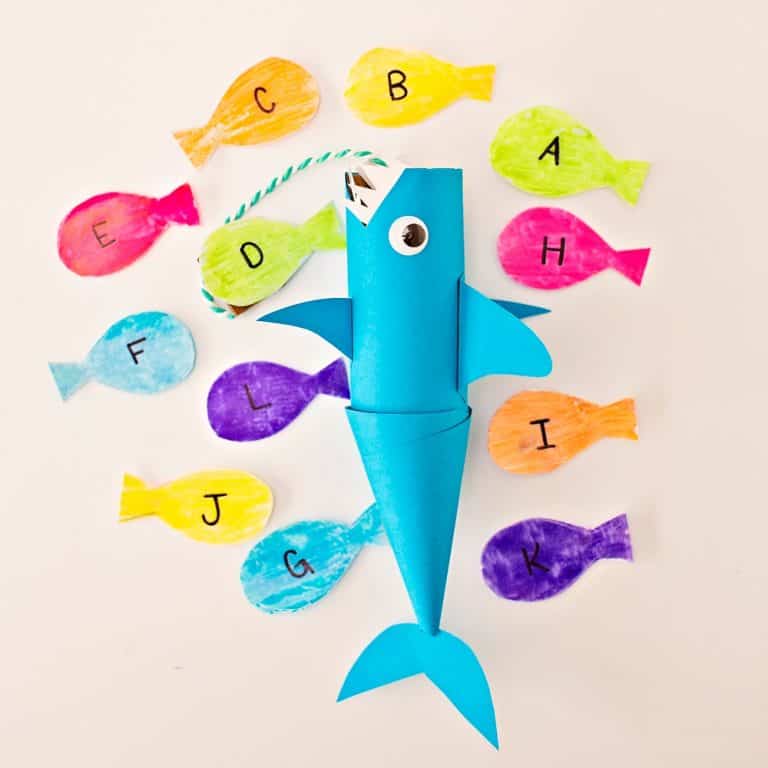 Paper Tube Learning Shark Craft