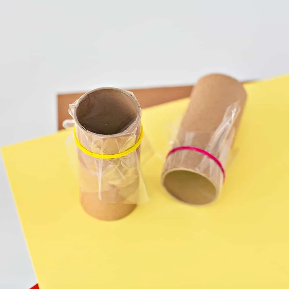 paper roll tube projector