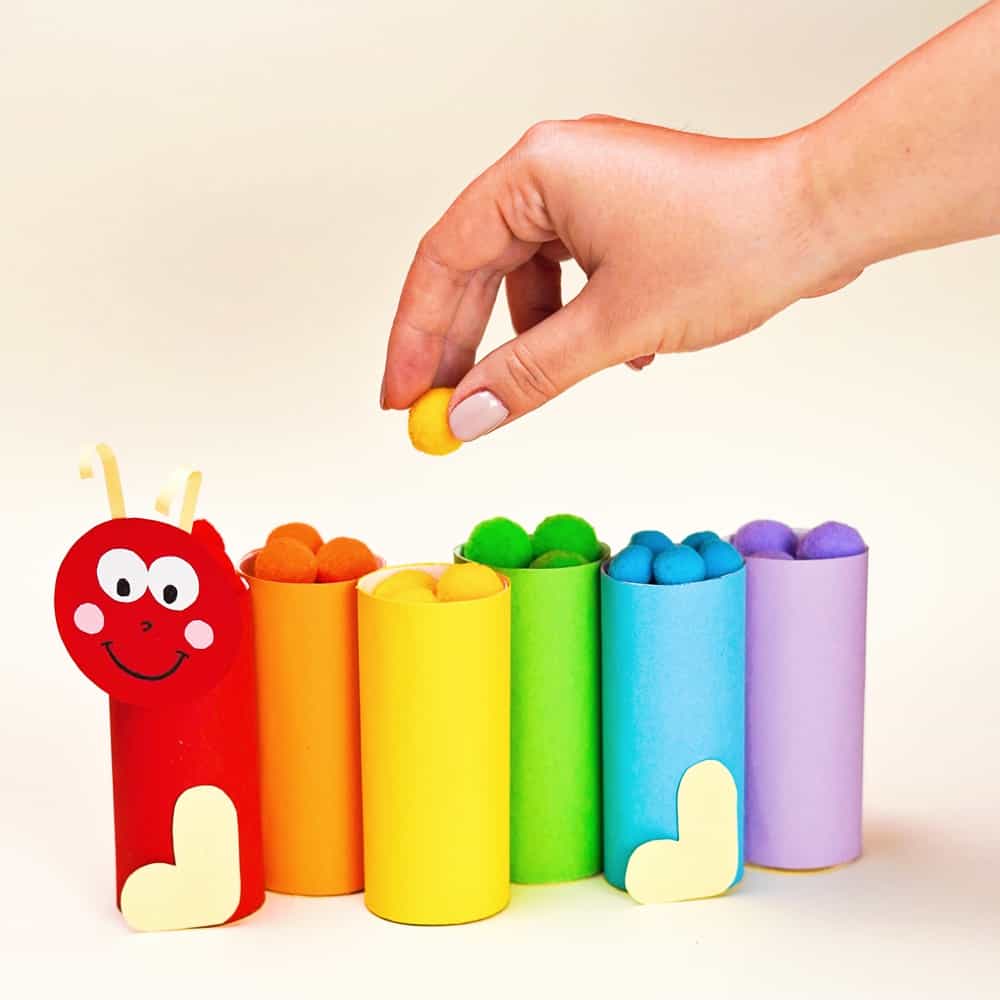 color sorting activity for toddlers 