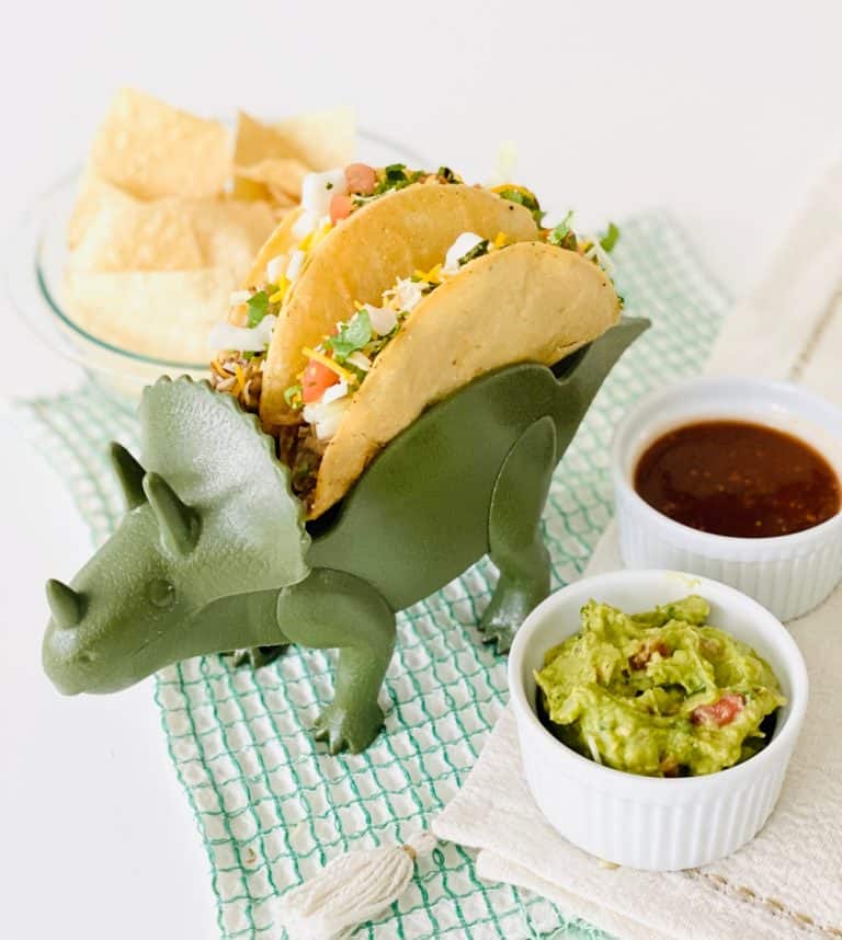 DINOSAUR TACO HOLDER