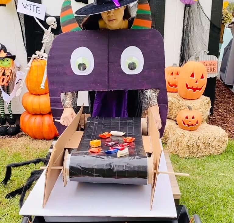 THIS MONSTER CANDY CONVEYOR BELT IS PERFECT FOR SOCIAL DISTANCE TRICK OR TREATING