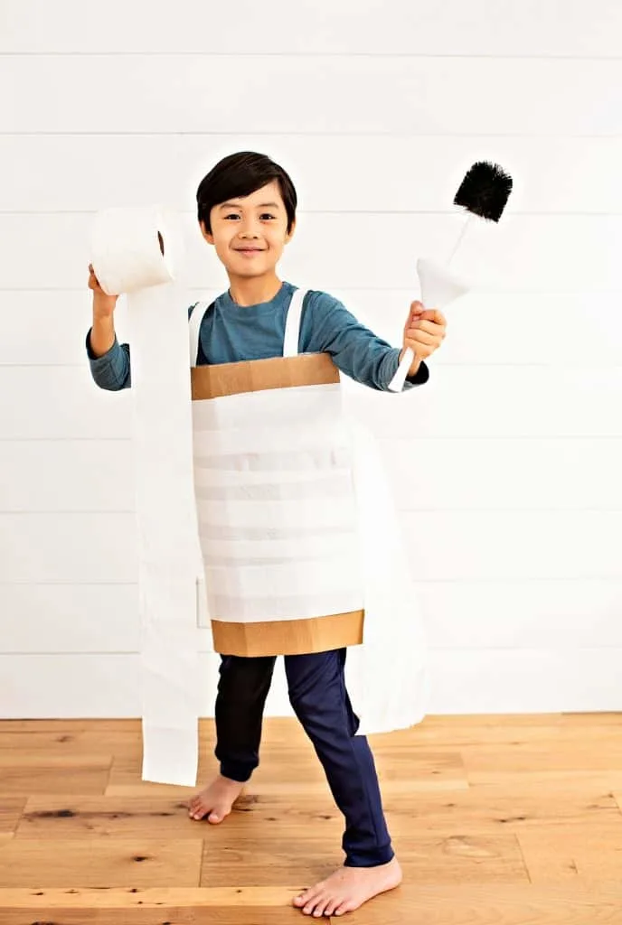 paper toilet roll halloween costume