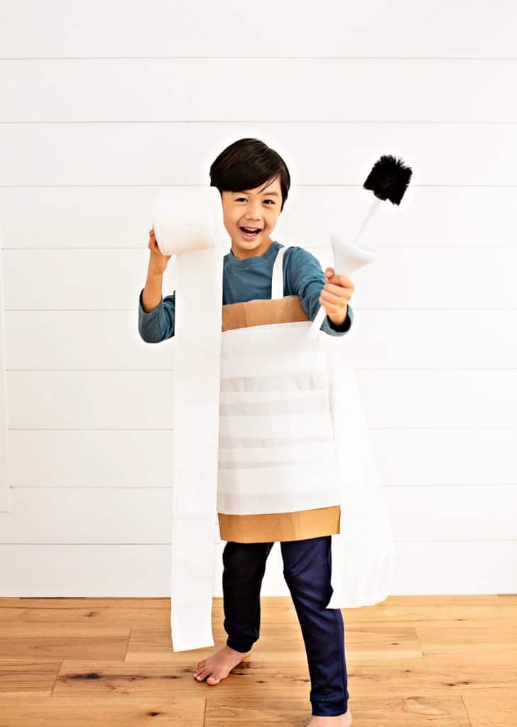 paper toilet roll halloween costume