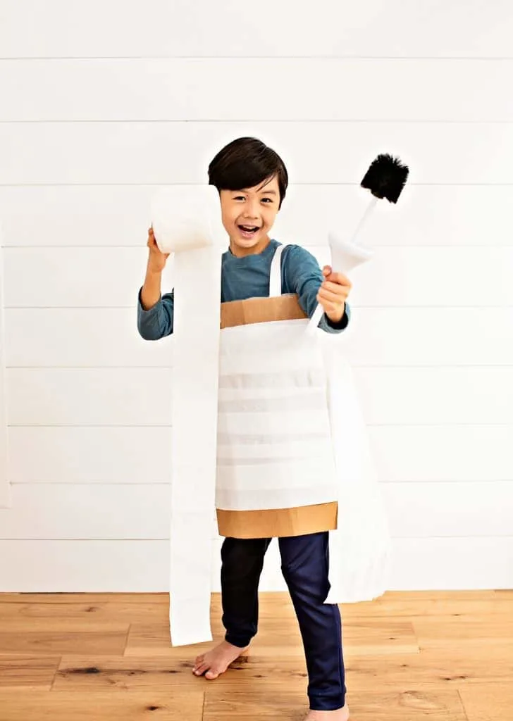 paper toilet roll halloween costume