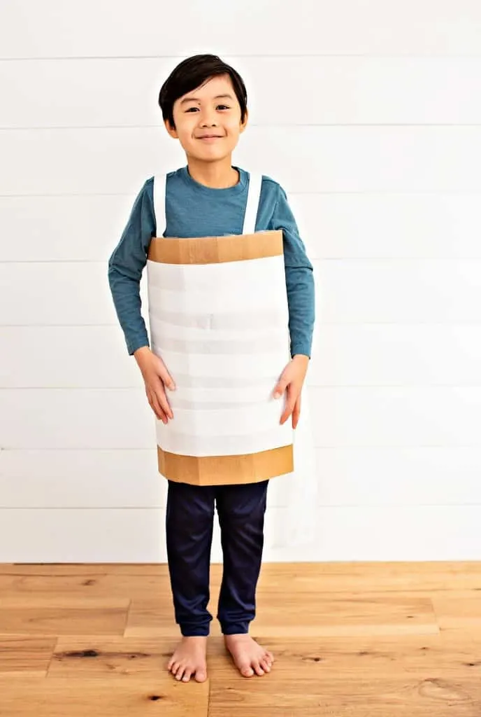 DIY Toilet Paper Costume 