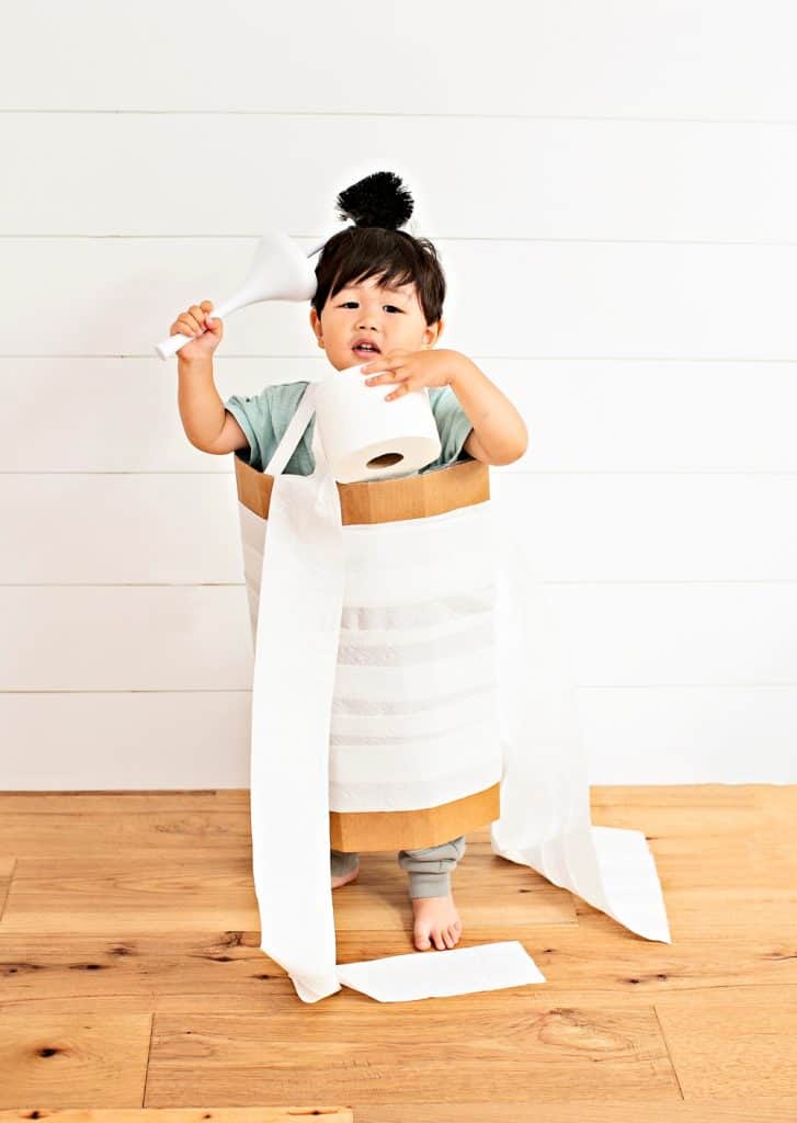 paper toilet roll halloween costume