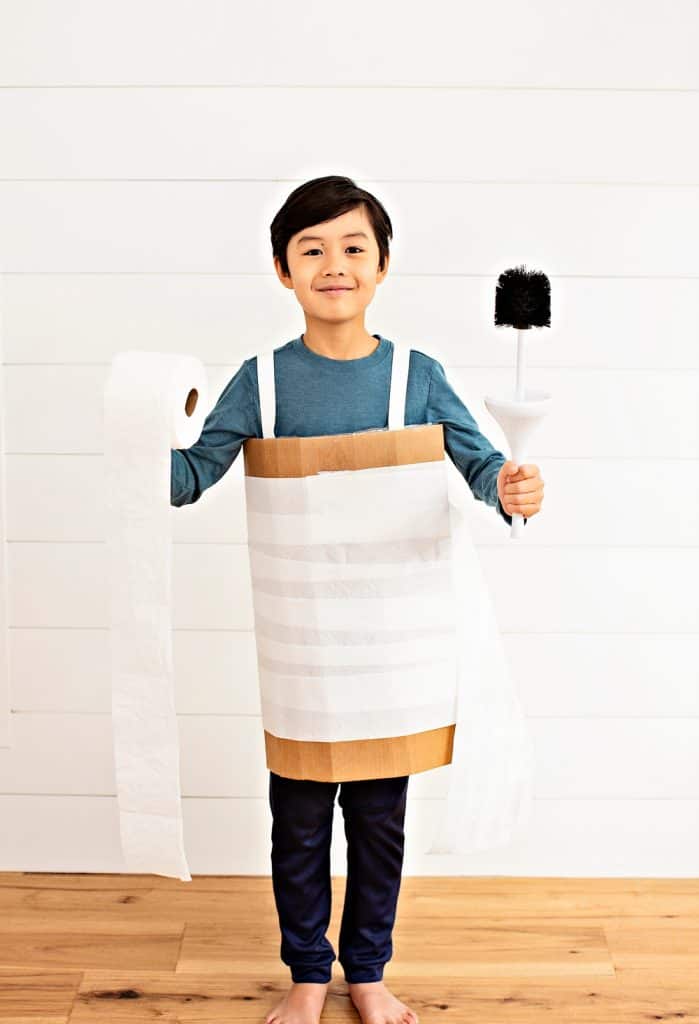 paper toilet roll halloween costume