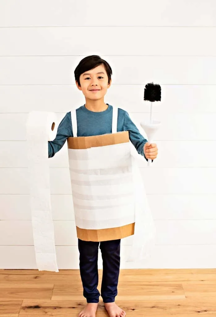 paper toilet roll halloween costume