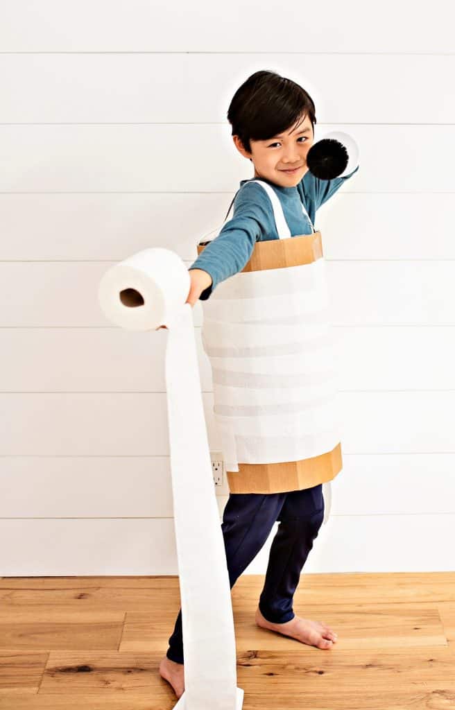 paper toilet roll halloween costume