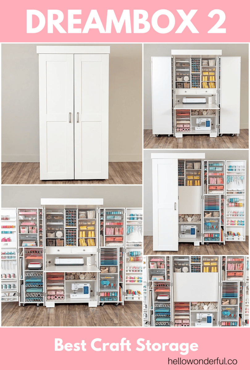 Dreambox Craft Storage Craft room by Create Room