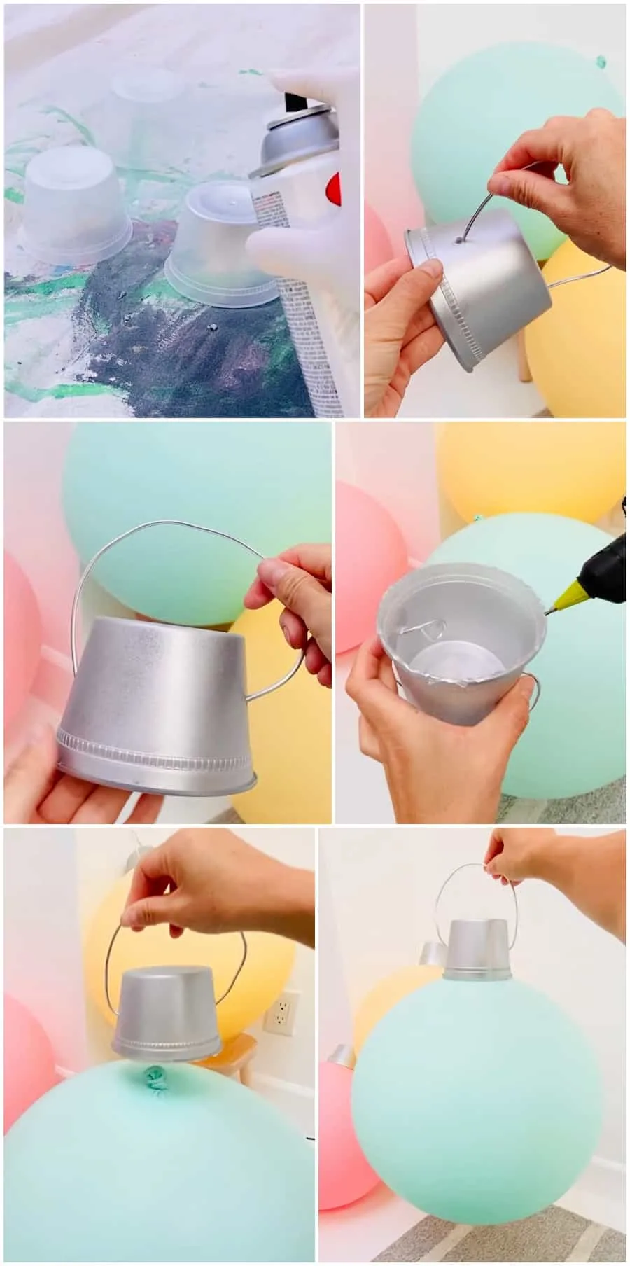 DIY Giant Balloon Ornaments