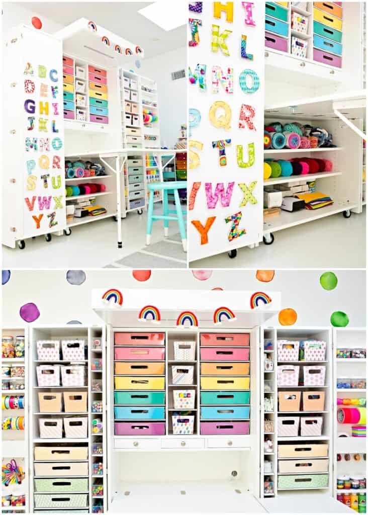 Towers of Beads  Craft room organization, Craft room, Dream craft room