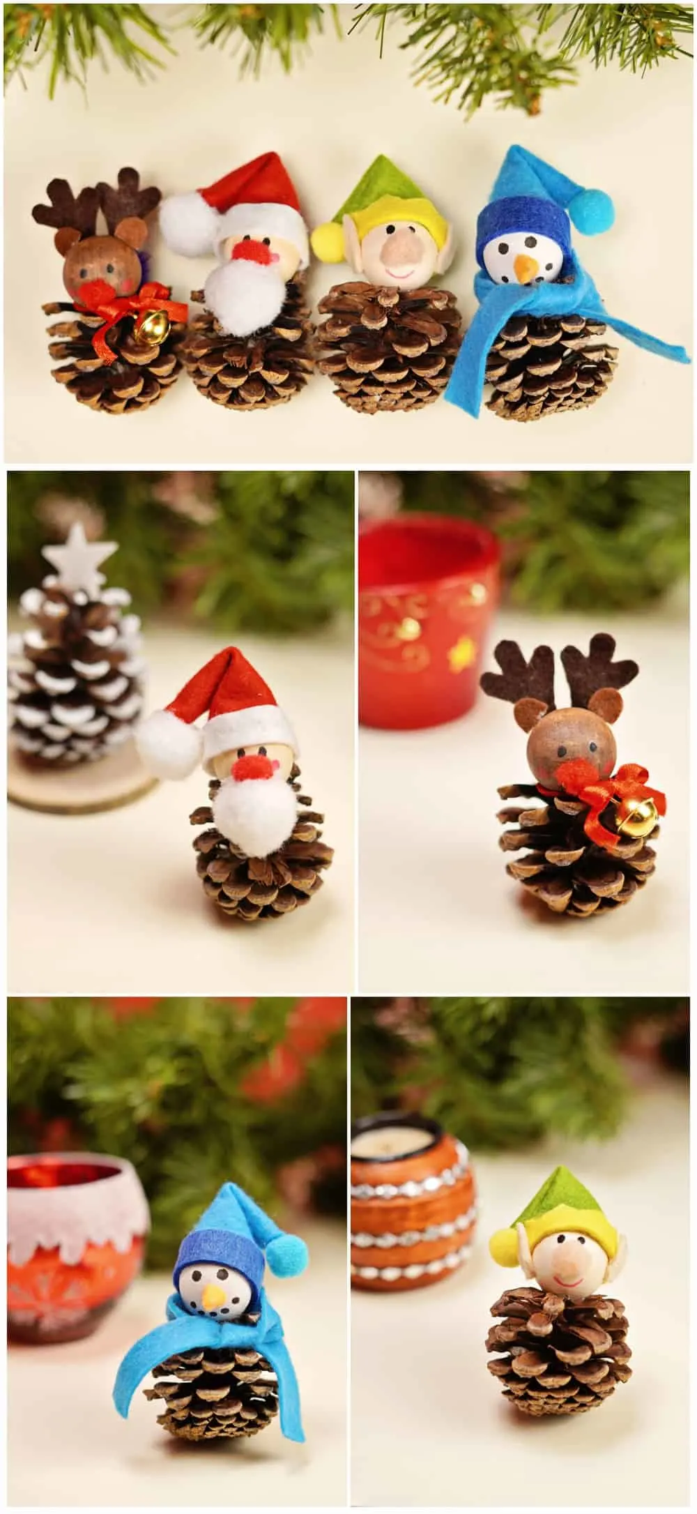 easy pinecone craft for kids for family fun 