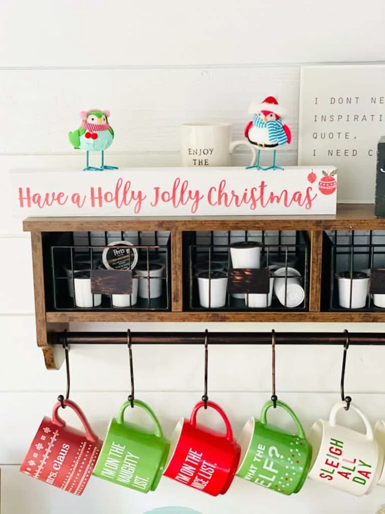 Christmas Mugs Coffee Bar Shed 