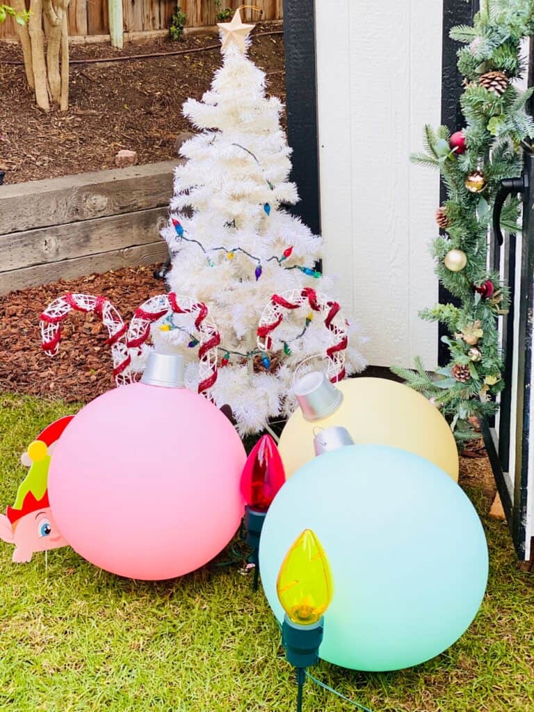 giant diy ornaments