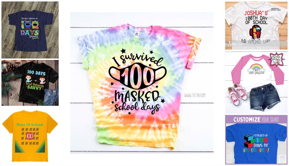 100 days of school 2021 shirt ideas