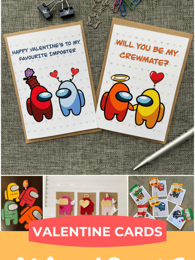 BEST AMONG US VALENTINE CARDS FOR KIDS