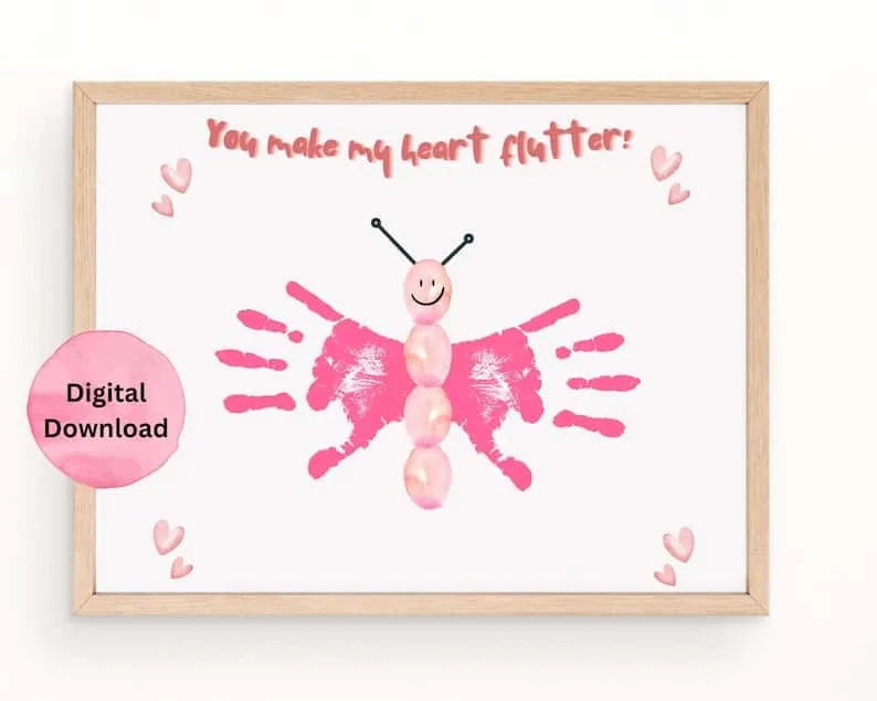 Valentine Handprint Art