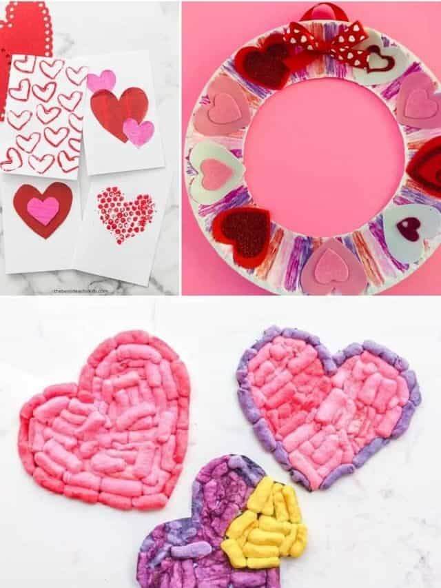 OVER 30 PRESCHOOL VALENTINE CRAFTS