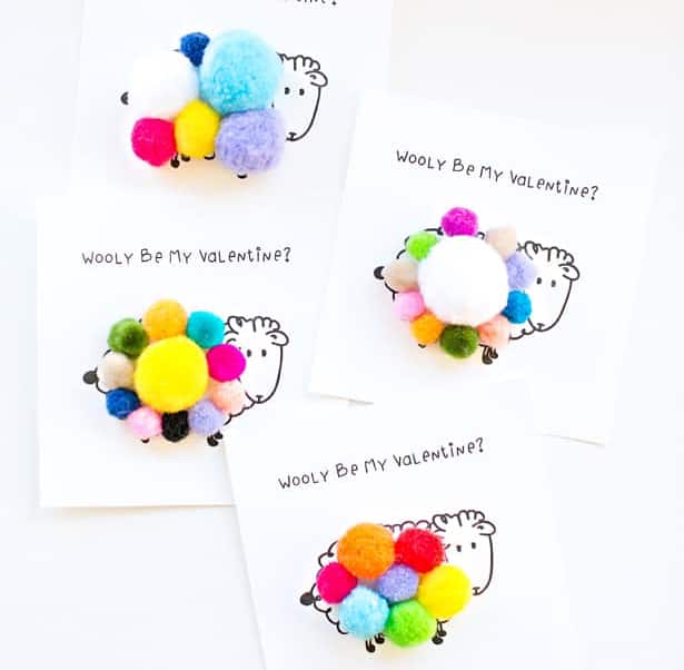 Pipe Cleaner Lollipop Valentine's Card - The Joy of Sharing