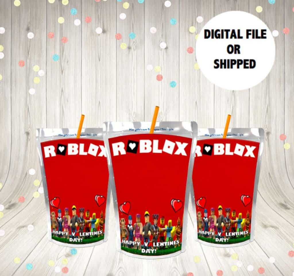 Roblox Valentines For Kids Fun Valentine Roblox Gifts - valentine printable cards roblox