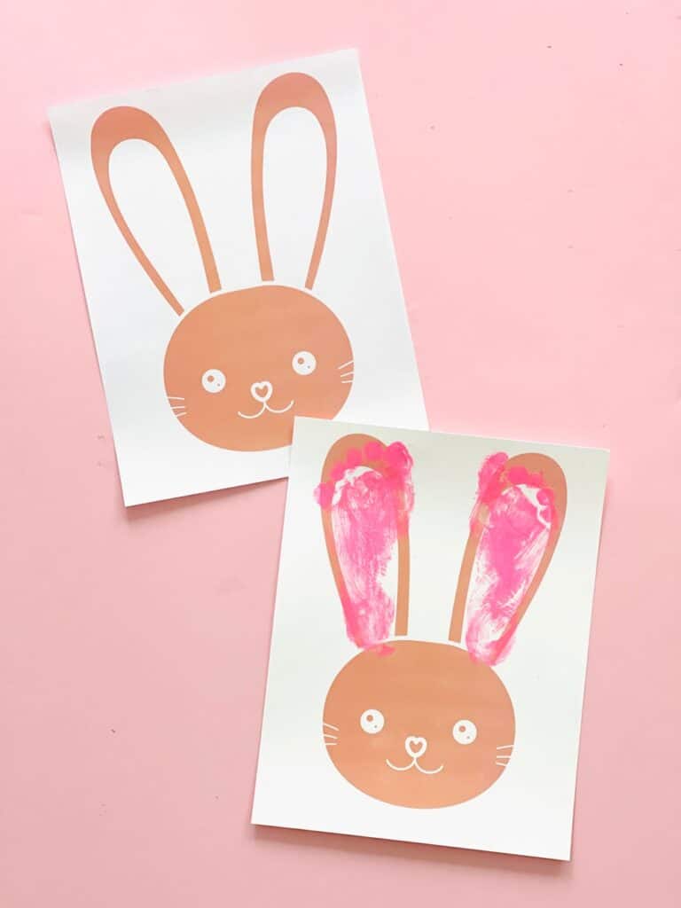 Free printable Bunny Easter Craft