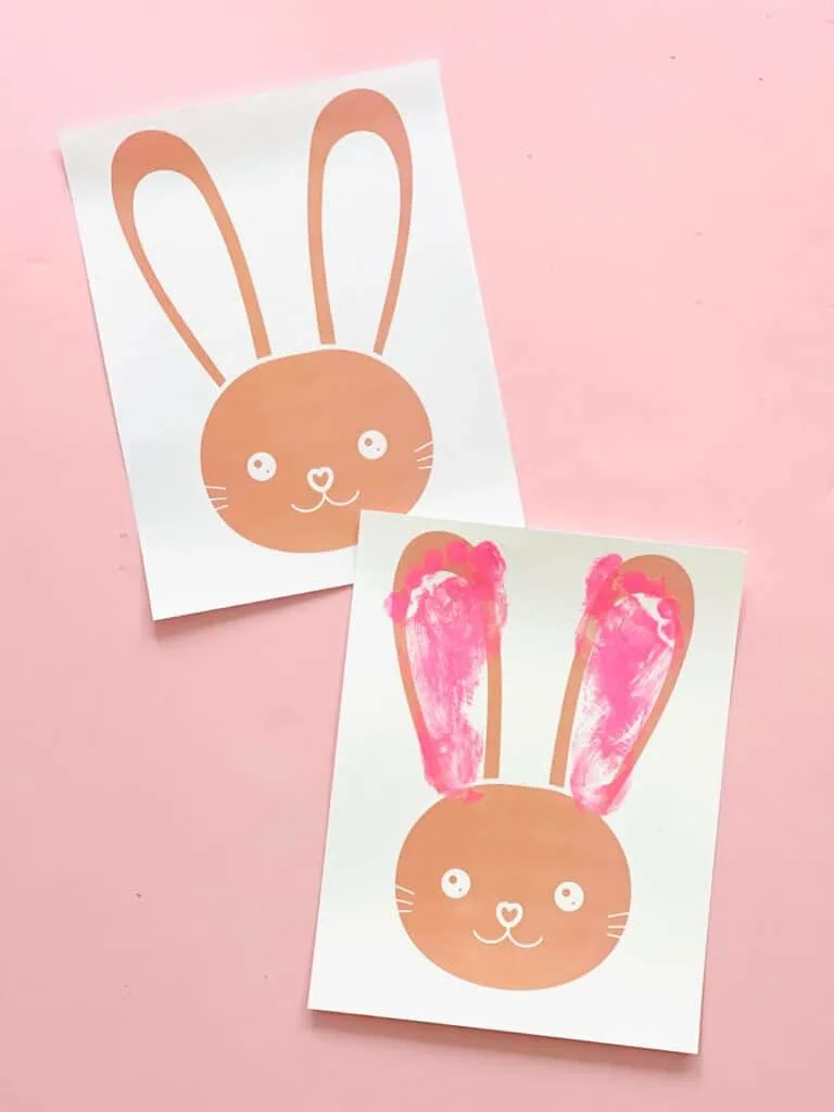 Free printable Bunny Easter Craft