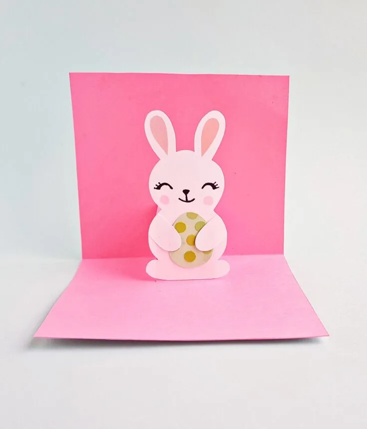 POP-UP BUNNY EASTER CARD CRAFT