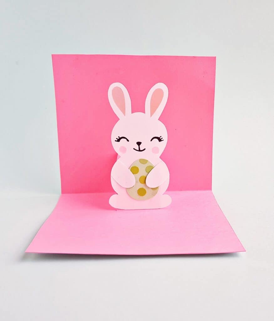 POP-UP BUNNY EASTER CARD CRAFT