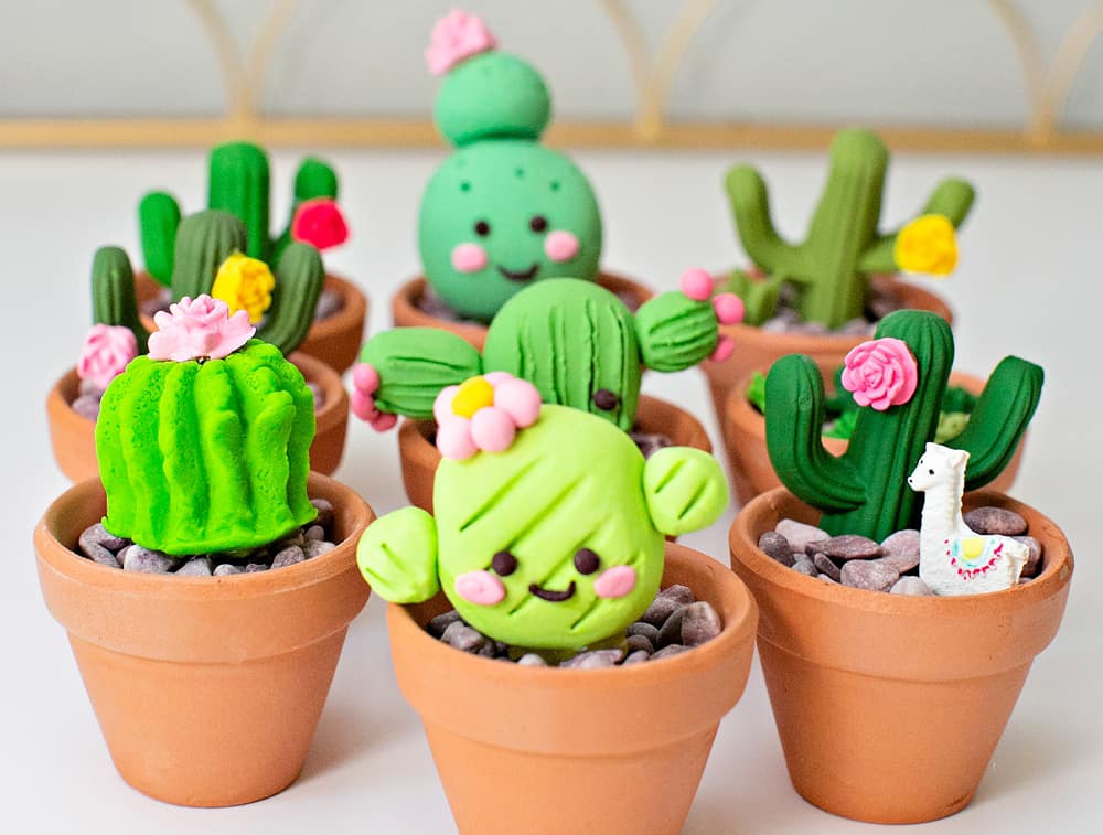 diy clay cactus