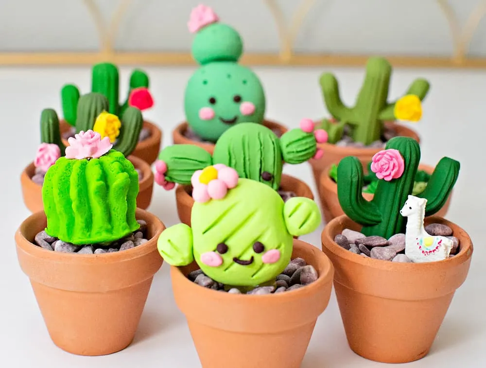 diy clay cactus