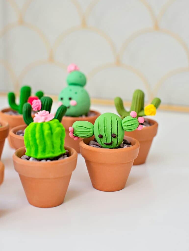 DIY Clay Cactus Craft - Cute Polymer Craft for Kids