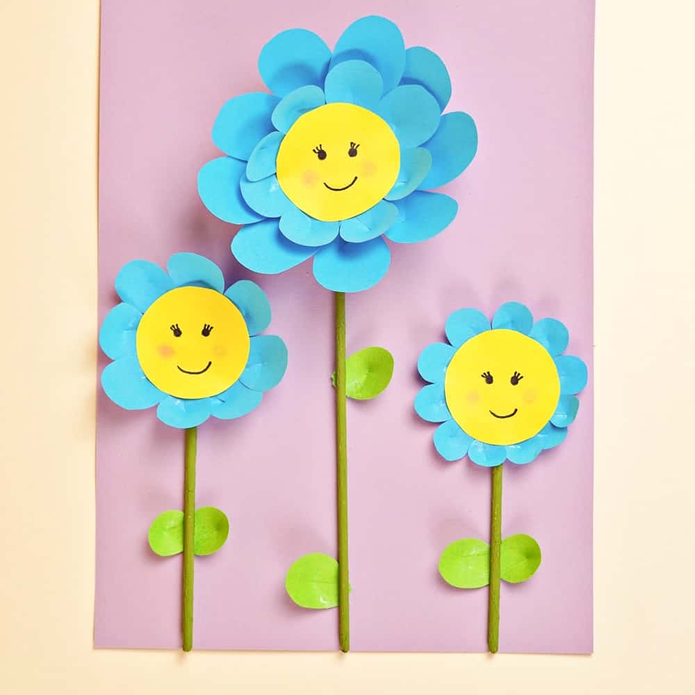 Easy Paper Flower Craft That Kids Will Love - Crafting A Fun Life