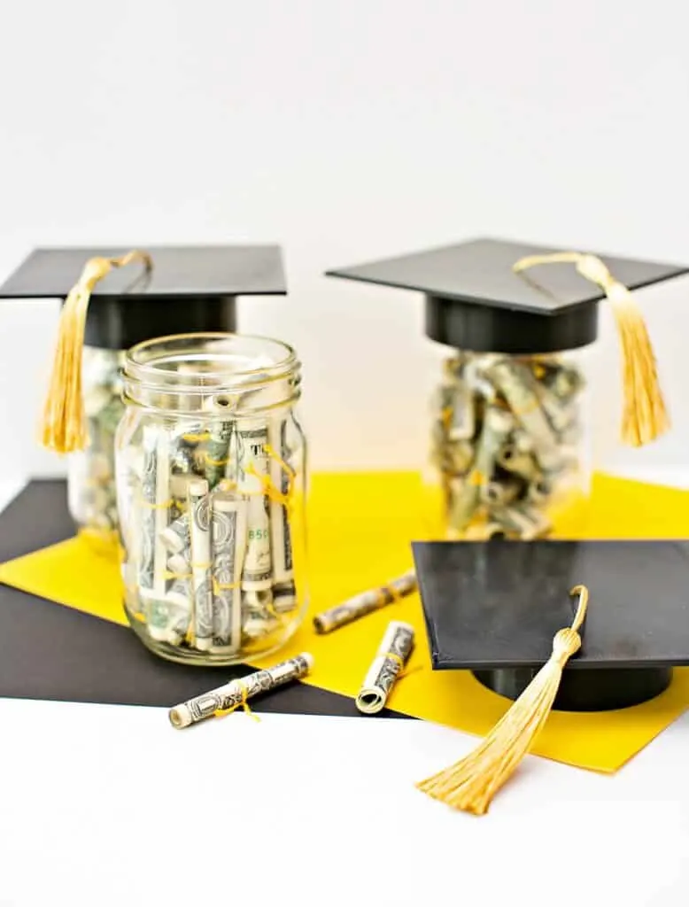 GRADUATION MONEY GIFT JAR IDEA