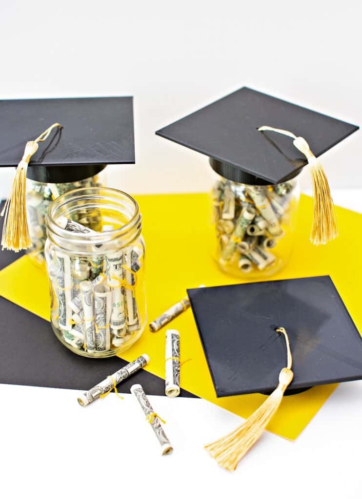 GRADUATION MONEY GIFT JAR IDEA