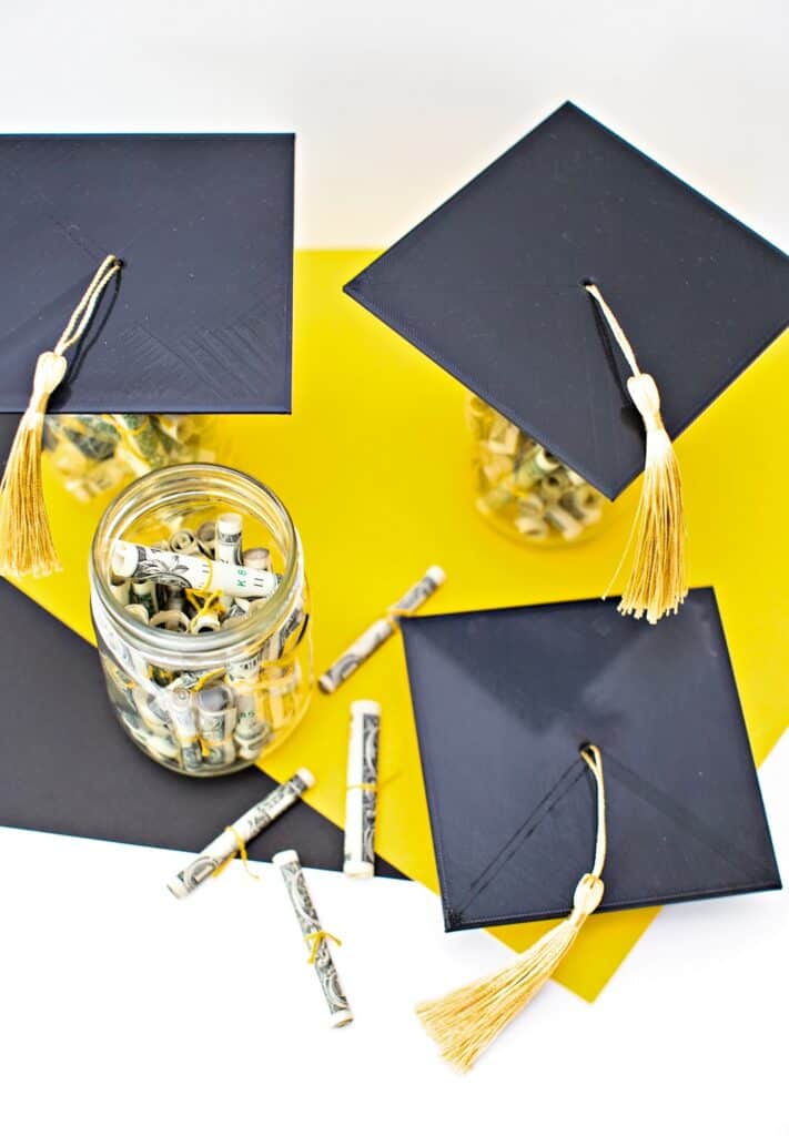 GRADUATION MONEY GIFT JAR IDEA