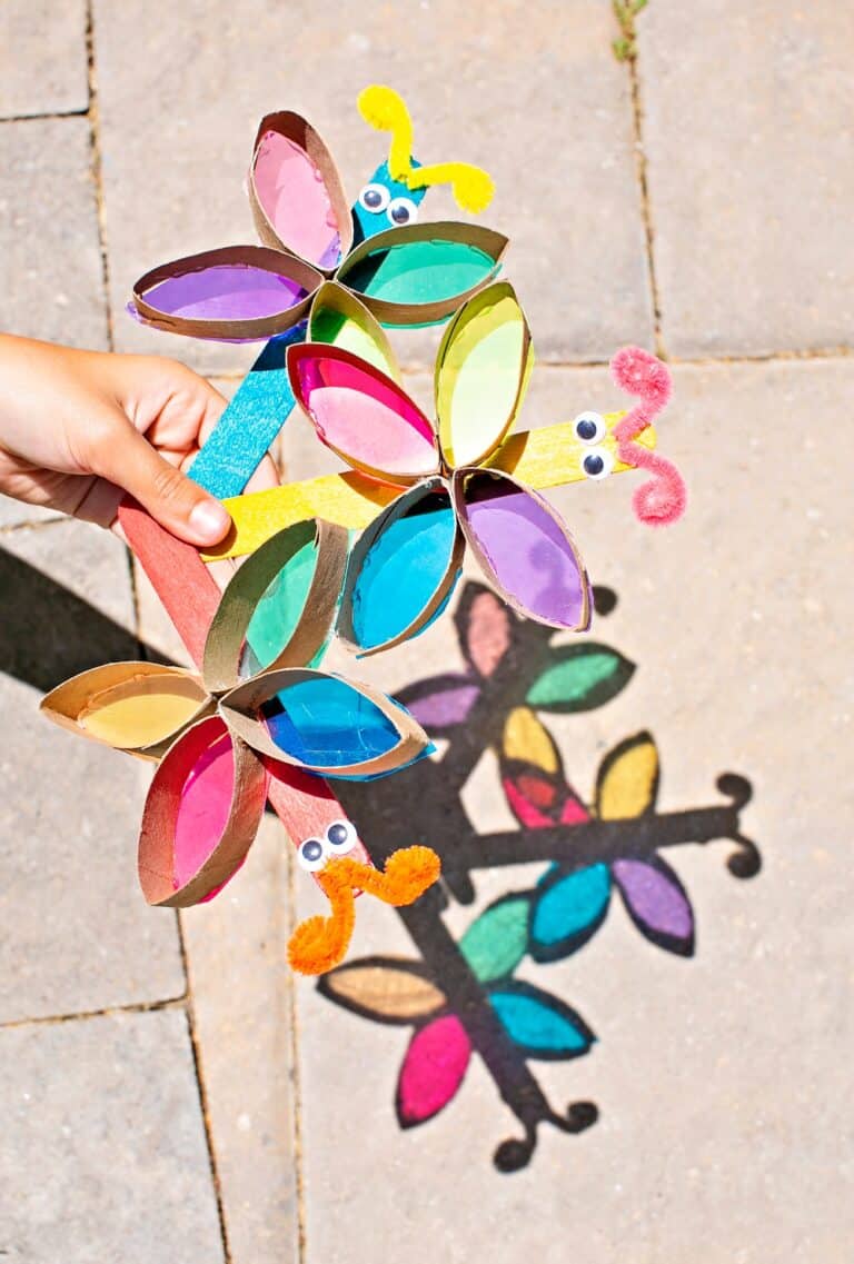 Butterfly Suncatcher Craft Fun Outdoor Craft for Kids