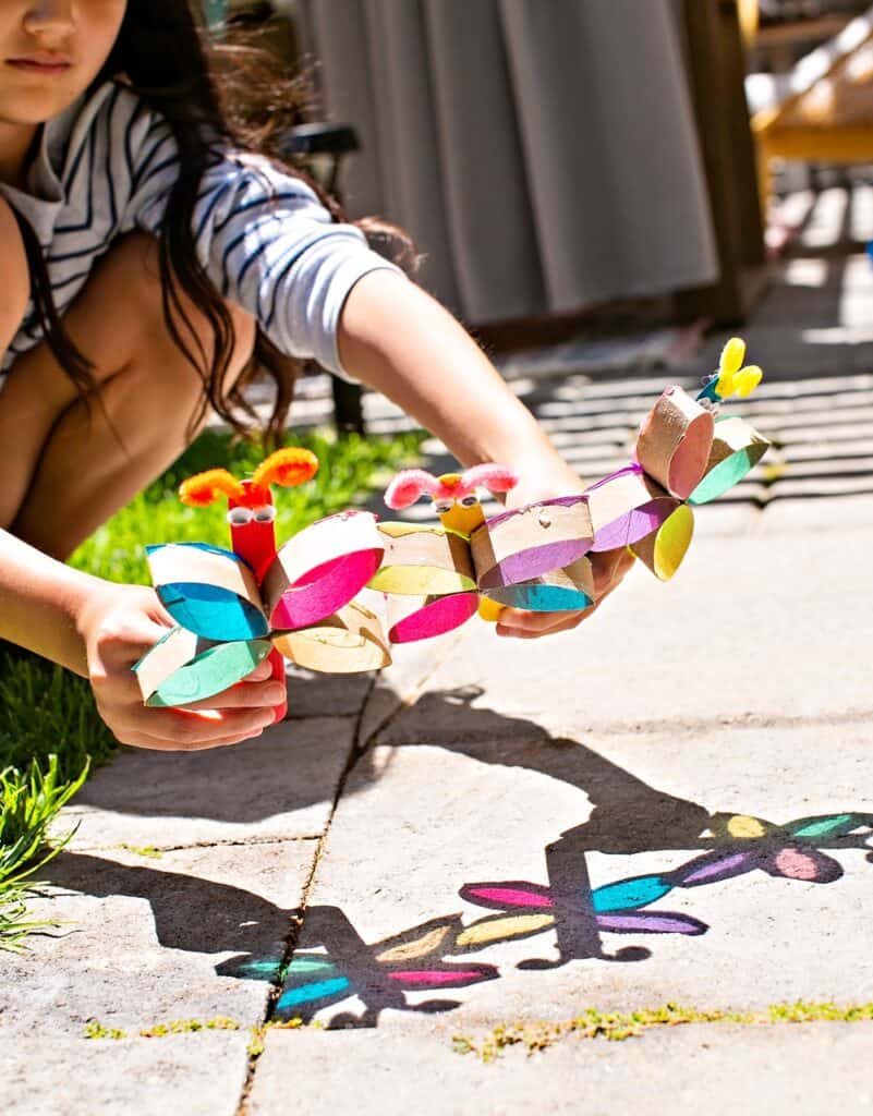 popsicle butterfly craft suncatcher 